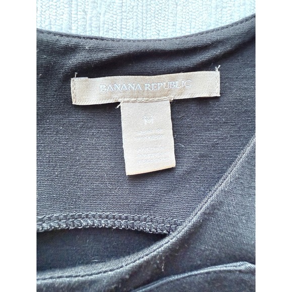 Banana Republic Women's Sleeveless Top Front Bow Accent Black M - Picture 6 of 6